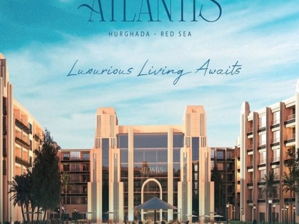 Dvoupodlažní byt s výhledem na bazén v Atlantis Resort Hurghada