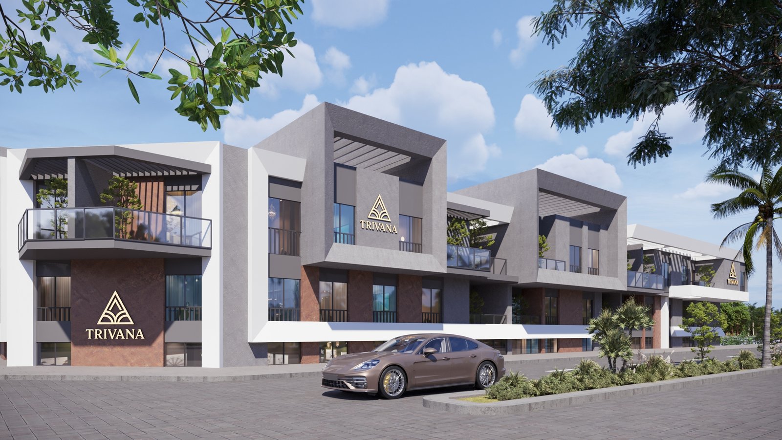Trivana Hurghada – Contemporary Apartments and Villas for Sale on the Red Sea Trivana Hurghada residential project with modern apartments and swimming pool