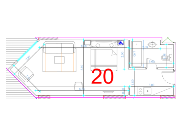 studio apartment for sale in Scandic Resort Hurghada