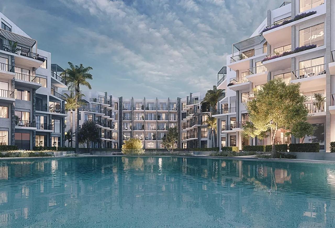 Investment Property in Majra Resort Hurghada overlooking the Red Sea with modern architecture and beachfront lifestyle.