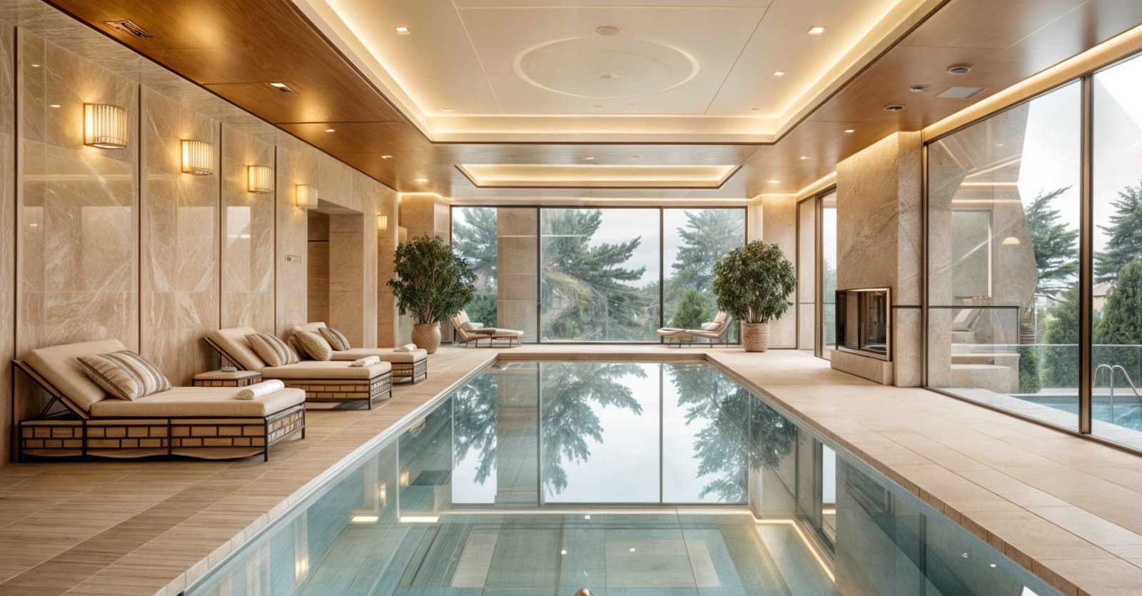 Swimming pools surrounded by palm trees and landscaped gardens at Atlantis Hurghada.