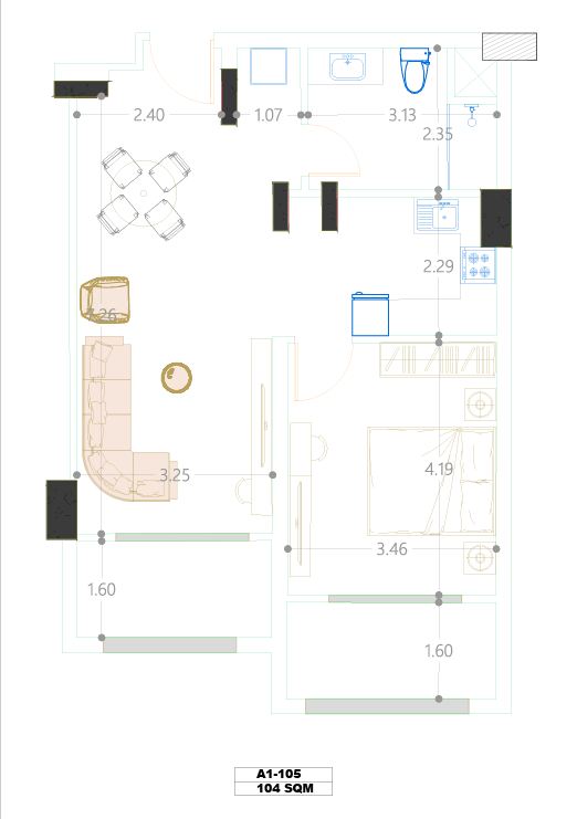 Atlantis Resort Hurghada Exterior 1BR apartment for sale in Atlantis Resort Hurghada