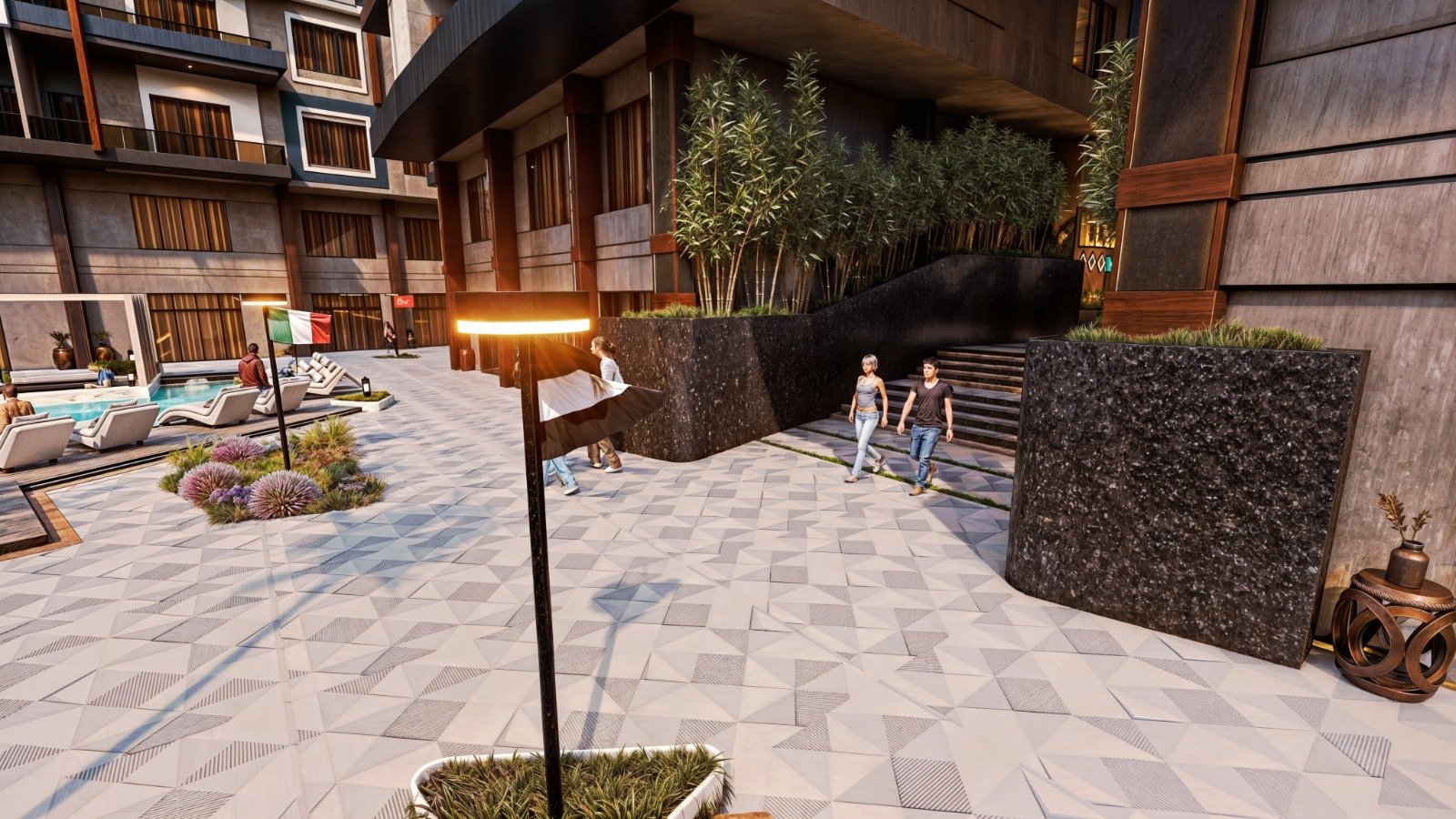 Iconic Resort residential design Residential buildings with modern design at Iconic Resort