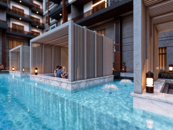 Lifestyle community featuring modern apartments at Iconic Resort