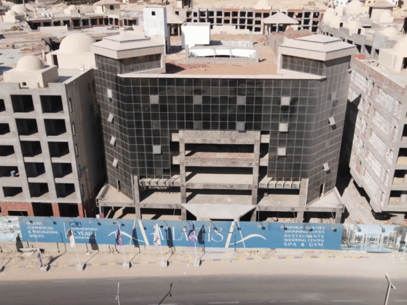 Atlantis Resort Hurghada exterior view near the Red Sea