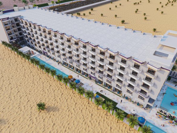 Aerial view of Lavanda Beach Resort Hurghada Al Ahyaa