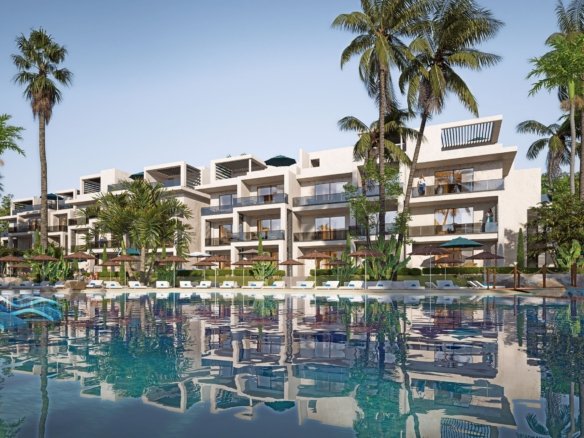 Rooftop infinity pool at ONE7 Residence Hurghada