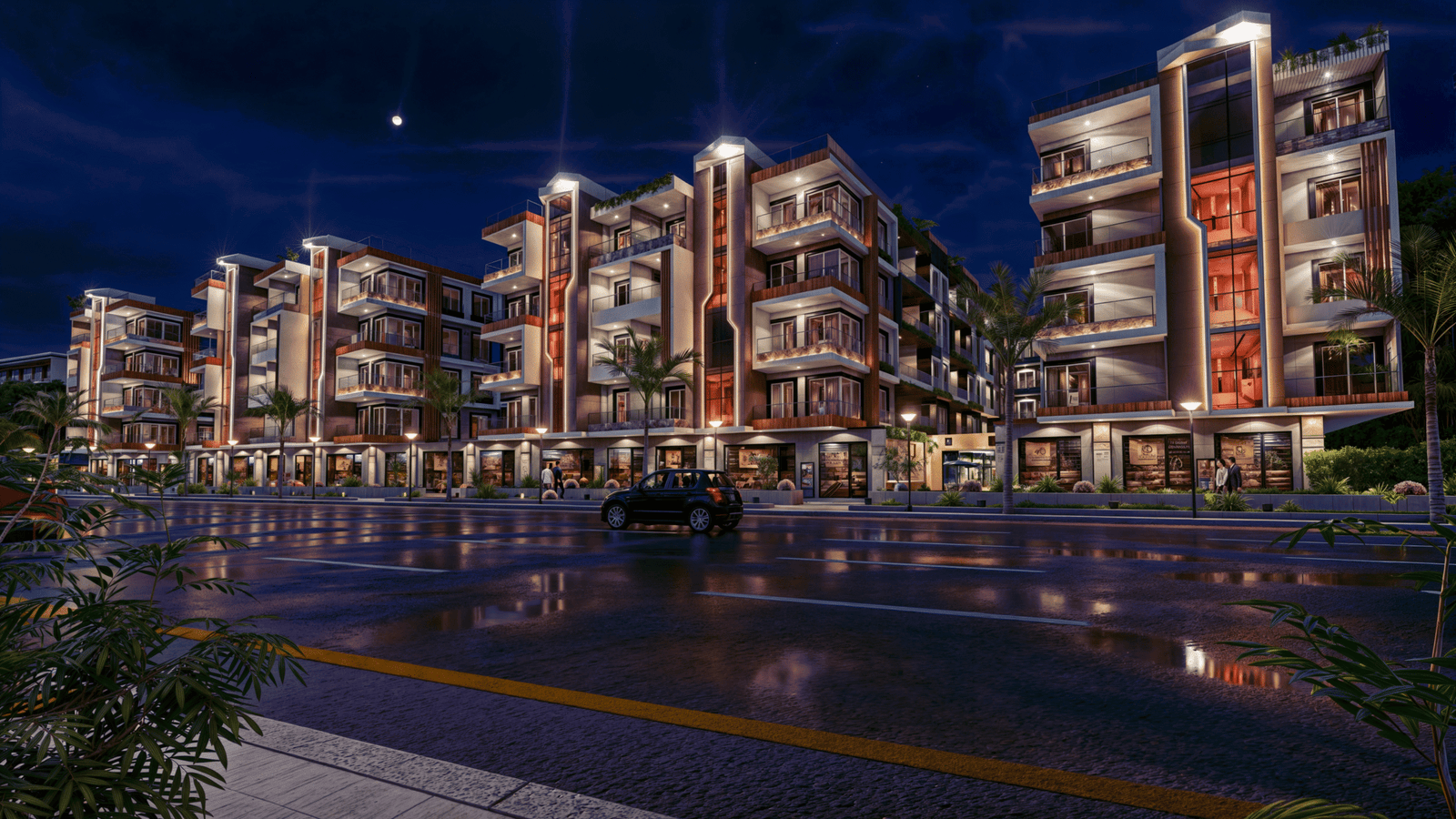 El Kawthar Hurghada – moderní rezidenční čtvrť blízko pláže a centra města u Rudého moře