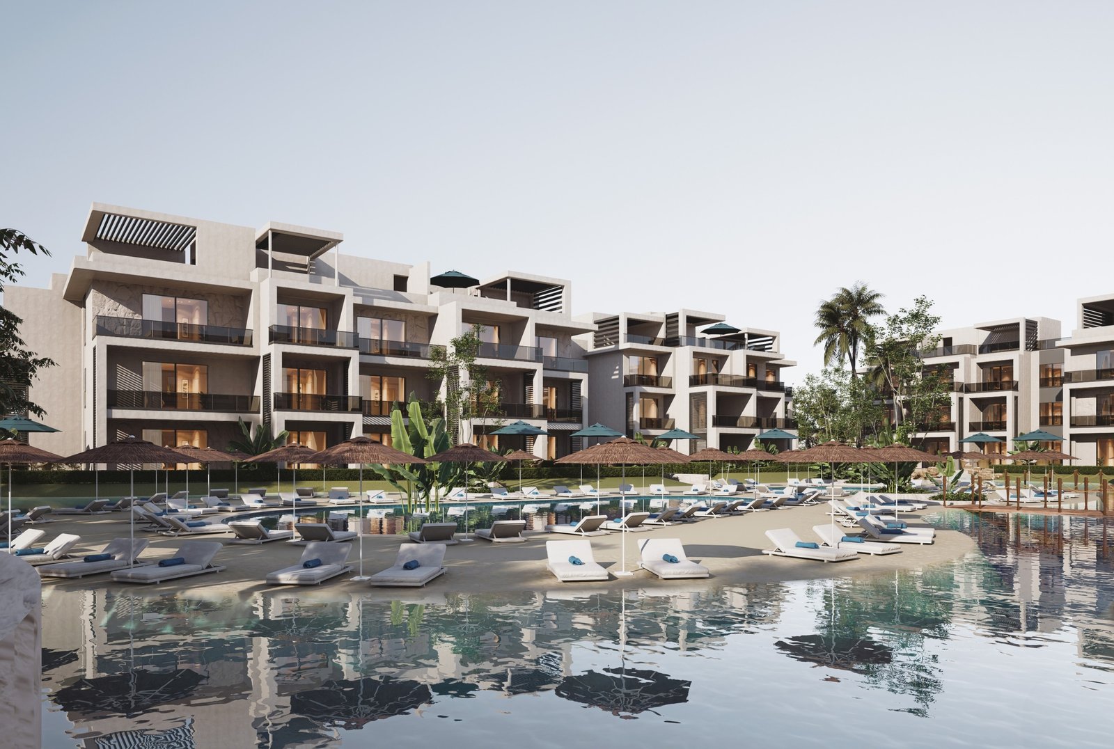 ONE7 Residence Hurghada exterior in Touristic Villages