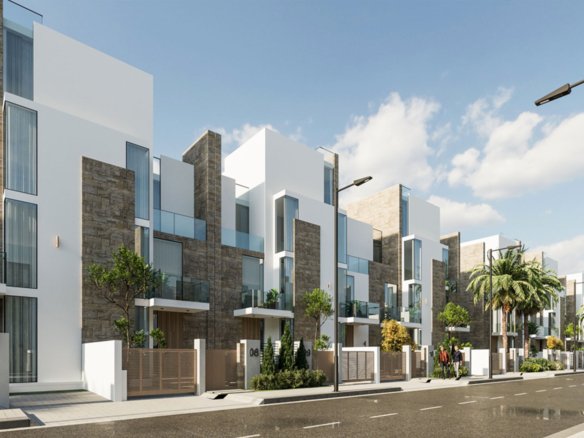 Touristic Villages in Hurghada featuring furnished apartments, pools, and beach access near El Mamsha promenade