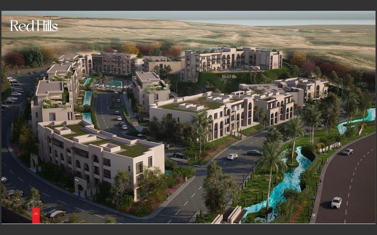 Resort-style pool at Red Hills Sahl Hasheesh