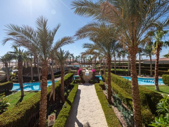 Luxury hurghada egypt apartment with pool view and modern interior