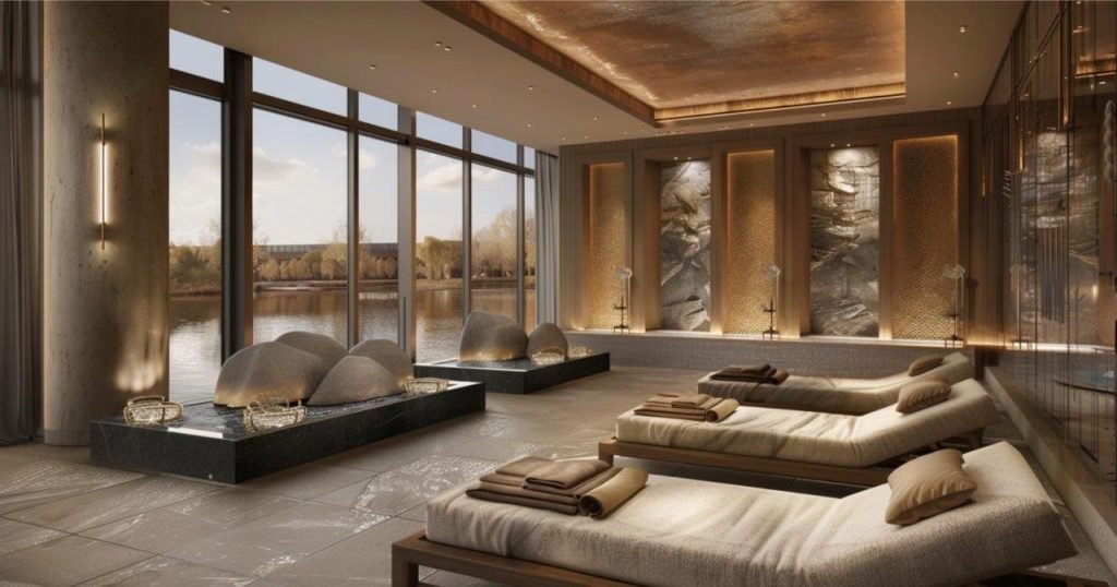 Modern apartment interior at Atlantis Resort Hurghada