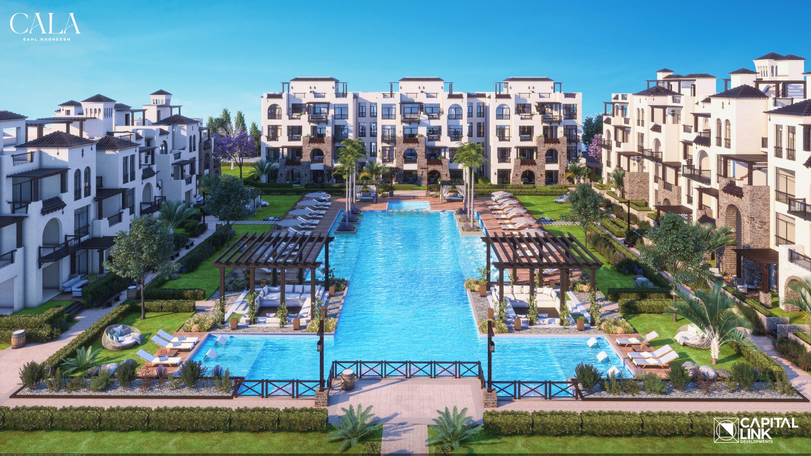 Cala Sahl Hasheesh apartments for sale with modern design and Red Sea views