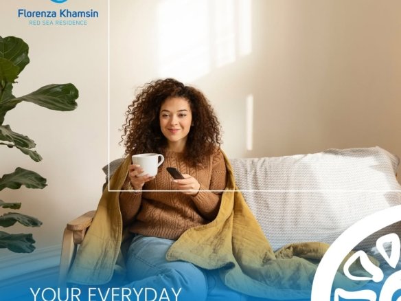 Sea view apartment balcony at Florenza Khamsin Resort Hurghada