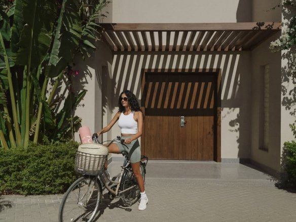 Sunset over Ras Soma Residences and the turquoise Red Sea.