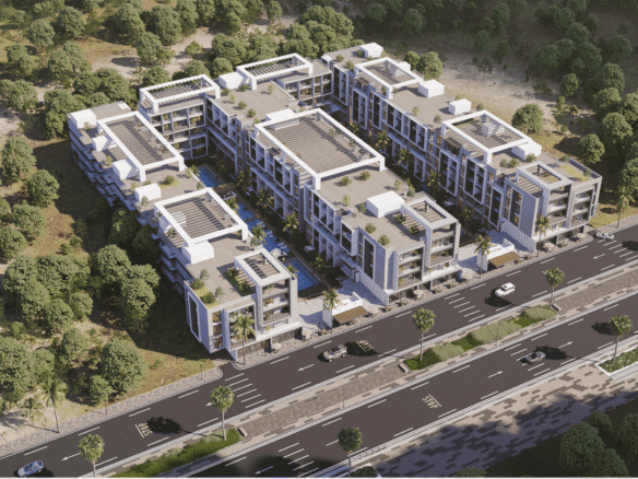 Magawish Region in Hurghada mit luxuriösen Strandresorts und Villen in der Nähe des Flughafens Hurghada