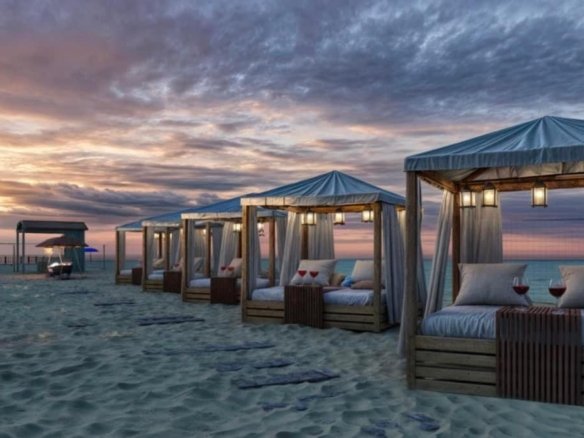 Bella Bay Hurghada Promenade – Aerial view of luxury apartments on the Red Sea