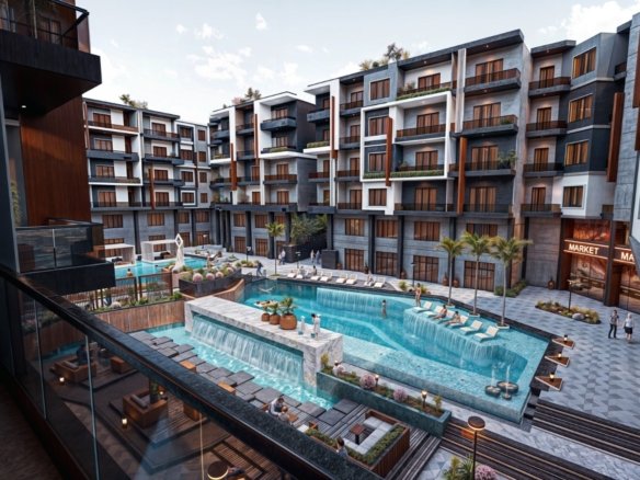 El Hadaba district in Hurghada featuring residential buildings with Red Sea views and modern apartments