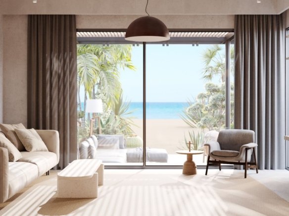 Sunset view over Soma Bay Red Sea