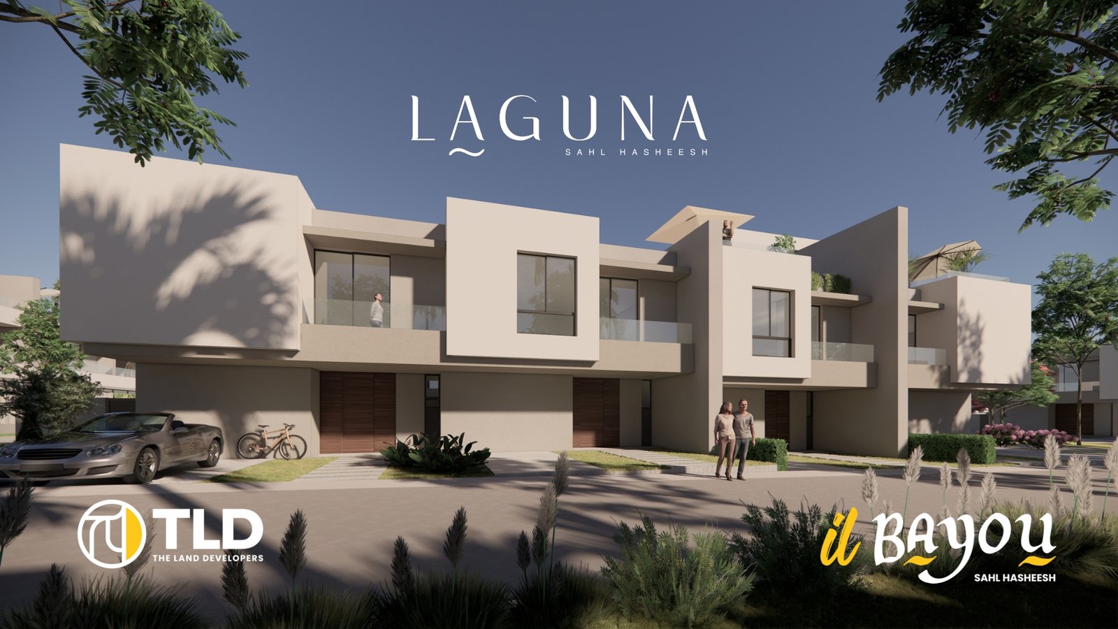 Luxury villa at Il Bayou Sahl Hasheesh with Red Sea view