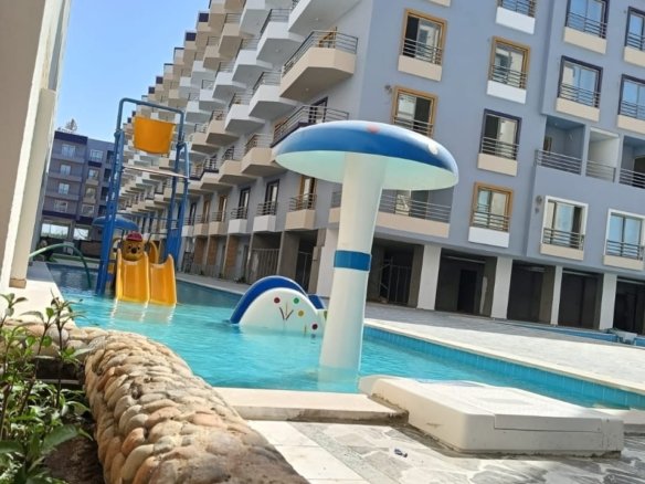 Modern apartment interior at Lavanda Beach Resort Hurghada