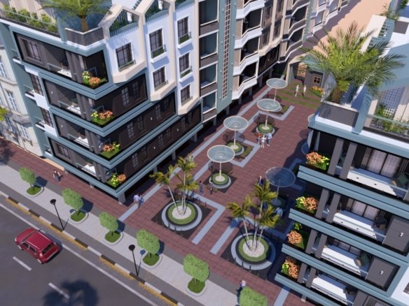 Promenade view from Hurghada Heights