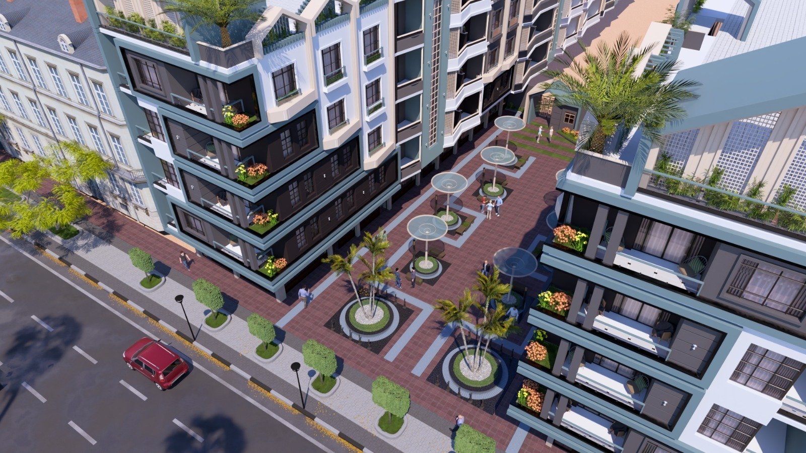 Swimming pool at Hurghada Heights