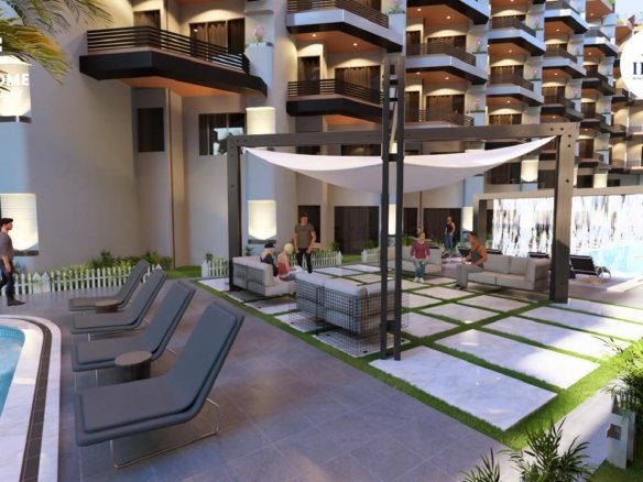 Beachfront investment apartments at IBIZA Bay Hurghada