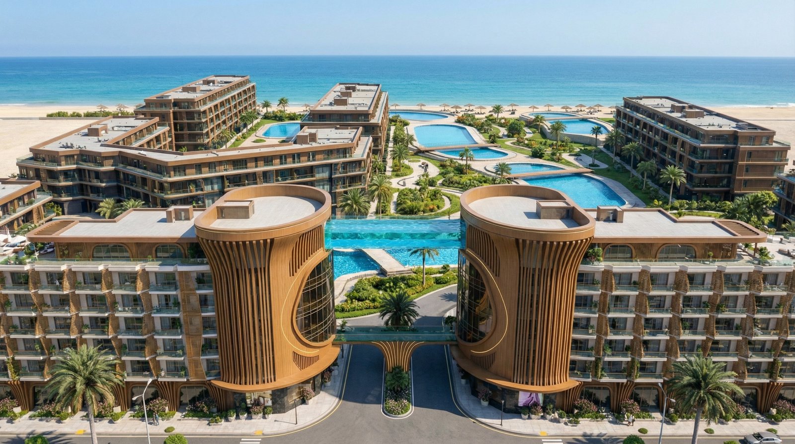 Familienfreundliche Wohnanlage in Hurghada mit sicheren Spielbereichen und modernen Apartments