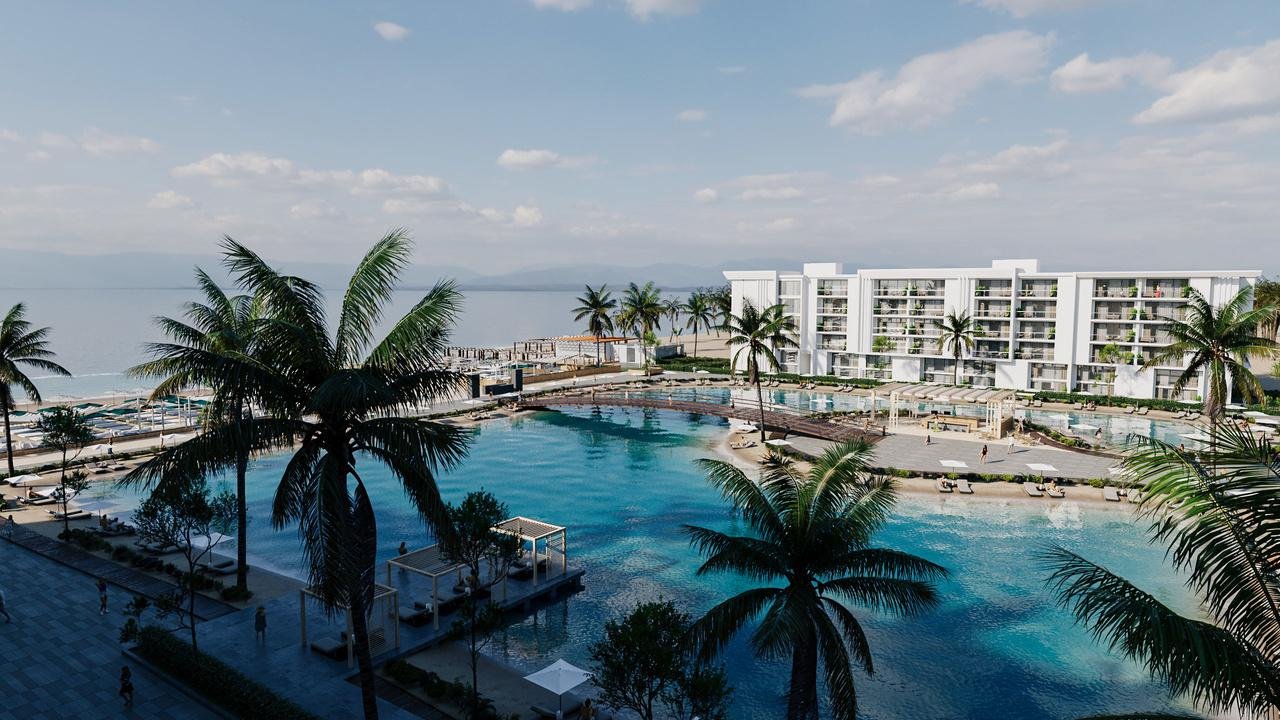 Riva Beachfront District Hurghada panoramic sunset