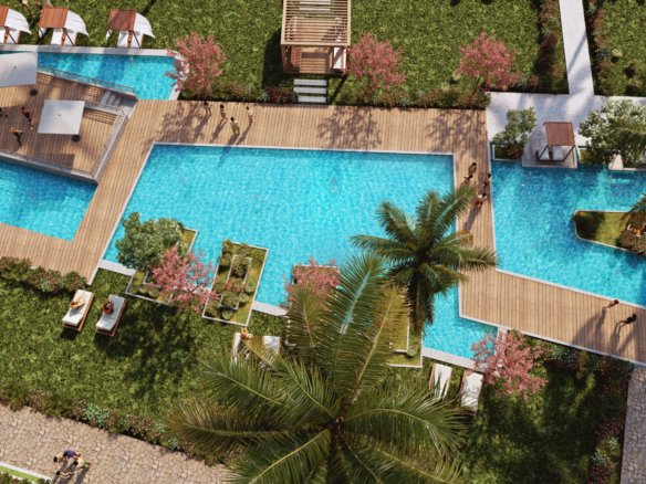 Clubhouse and social spaces at Lazuli Hurghada residential project