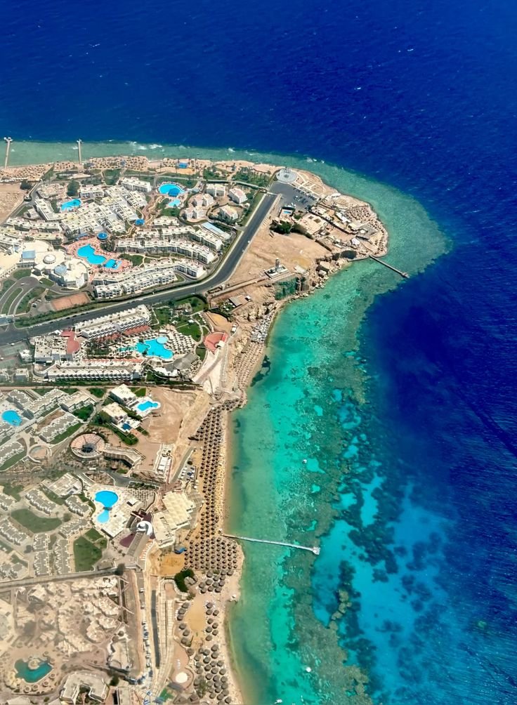 Construction site of modern residential apartments in Hurghada for off-plan buyers
