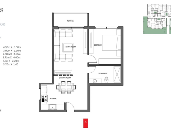 1BR apartment for sale in Red Hills Sahl Hasheesh