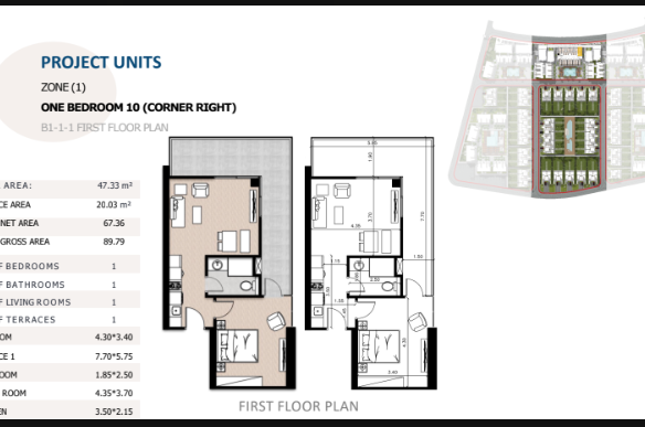 1BR apartment for sale in Long Beach Residence Hurghada
