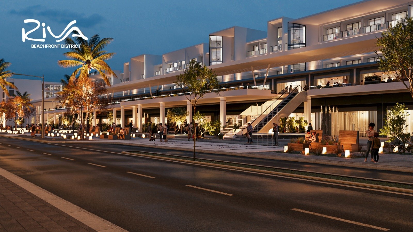 Riva Hurghada modern tengerparti lakásokkal és luxus üdülőélettel a Vörös-tenger partján