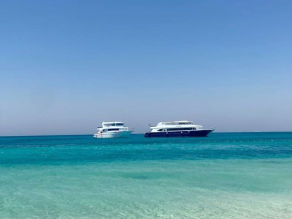 Modern residential buildings and apartments representing property in El Mamsha Hurghada close to beaches and tourist attractions.