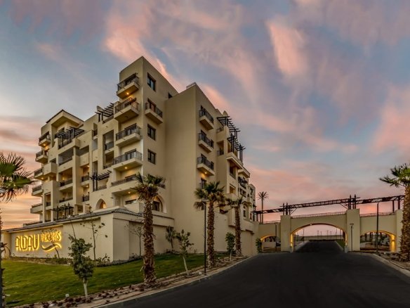 Kids play area and green landscapes at Al Dau Heights Hurghada.