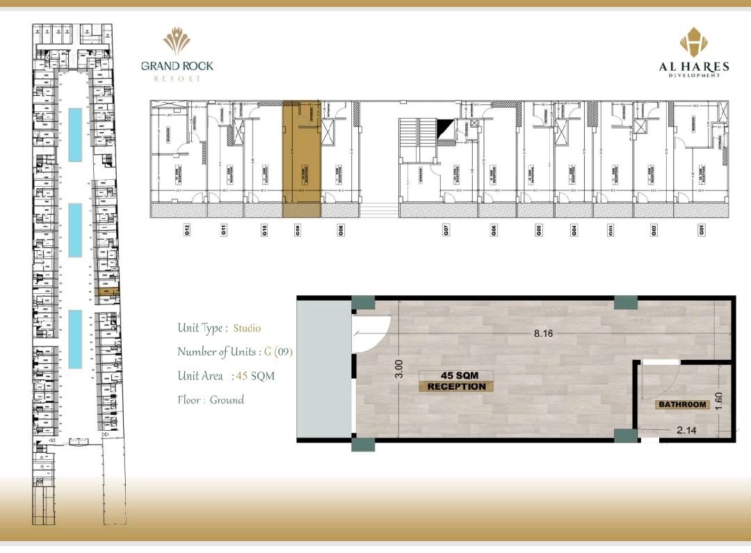 Grand Rock Resort Hurghada – Gym & Wellness Amenities studio apartment for sale in Grand Rock Hurghada El Mamsha