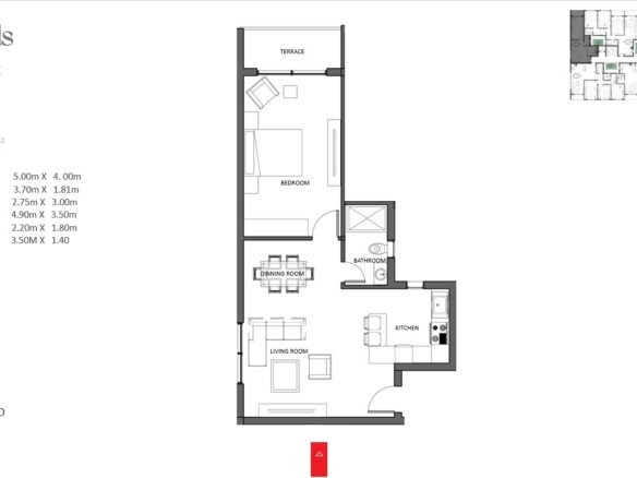 1BR apartment for sale in Red Hills Sahl Hasheesh