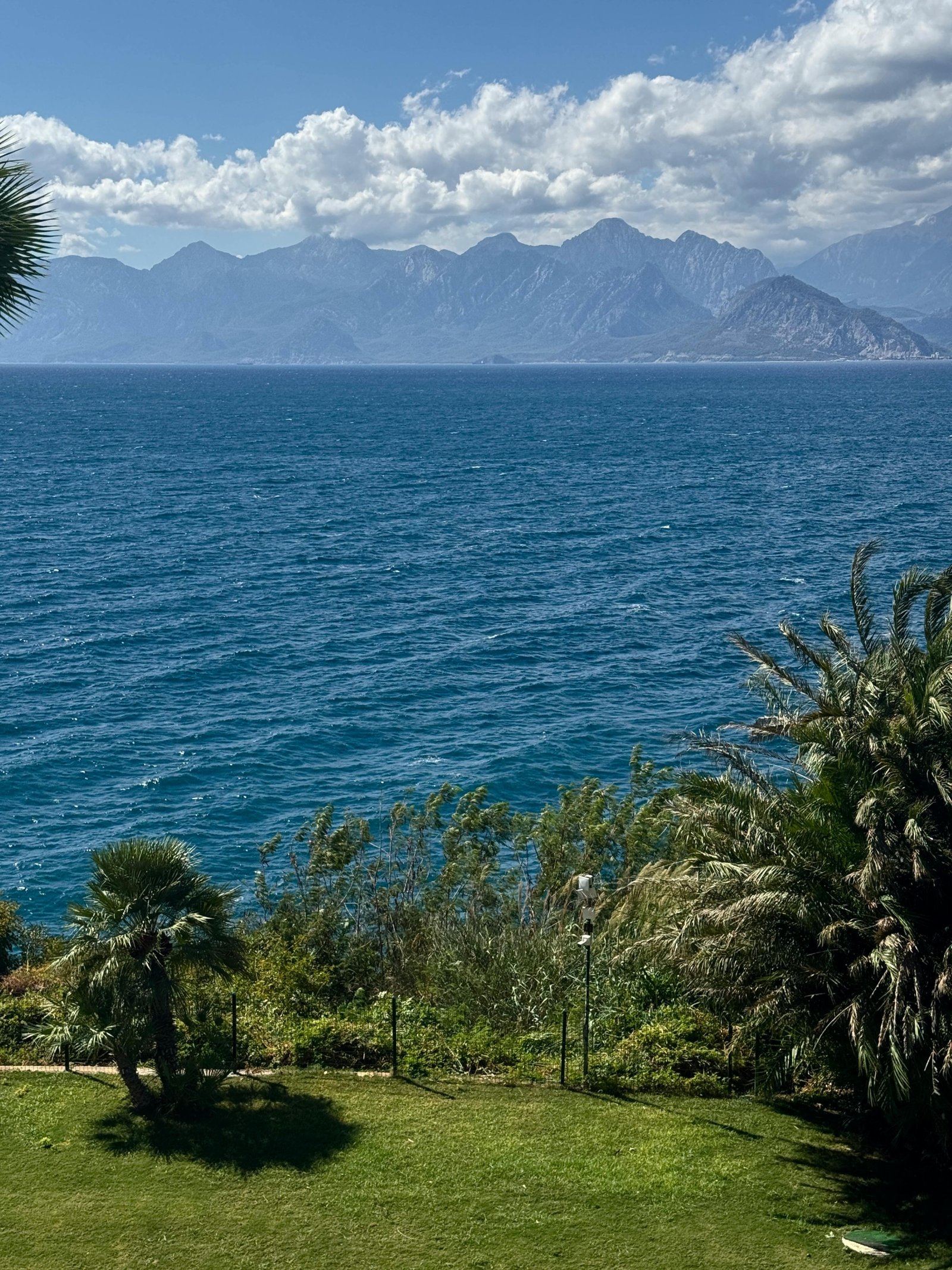 Sea view apartment overlooking the ocean with modern design and bright interiors