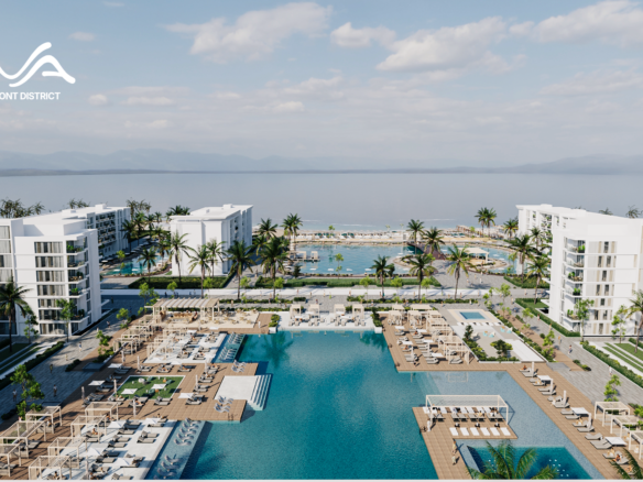 Hurghada beachfront apartment with panoramic Red Sea views
