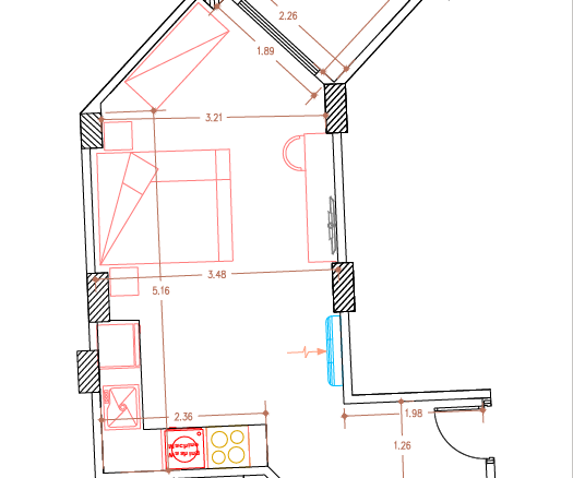 studio apartment for sale in Storia Del Mare Hurghada