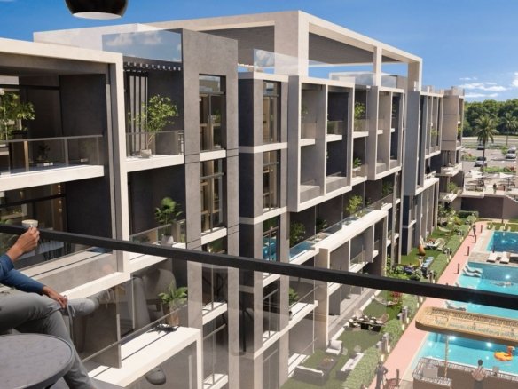 moderne Projekte in Hurghada mit zeitgenössischer Architektur und Küstenblick am Roten Meer