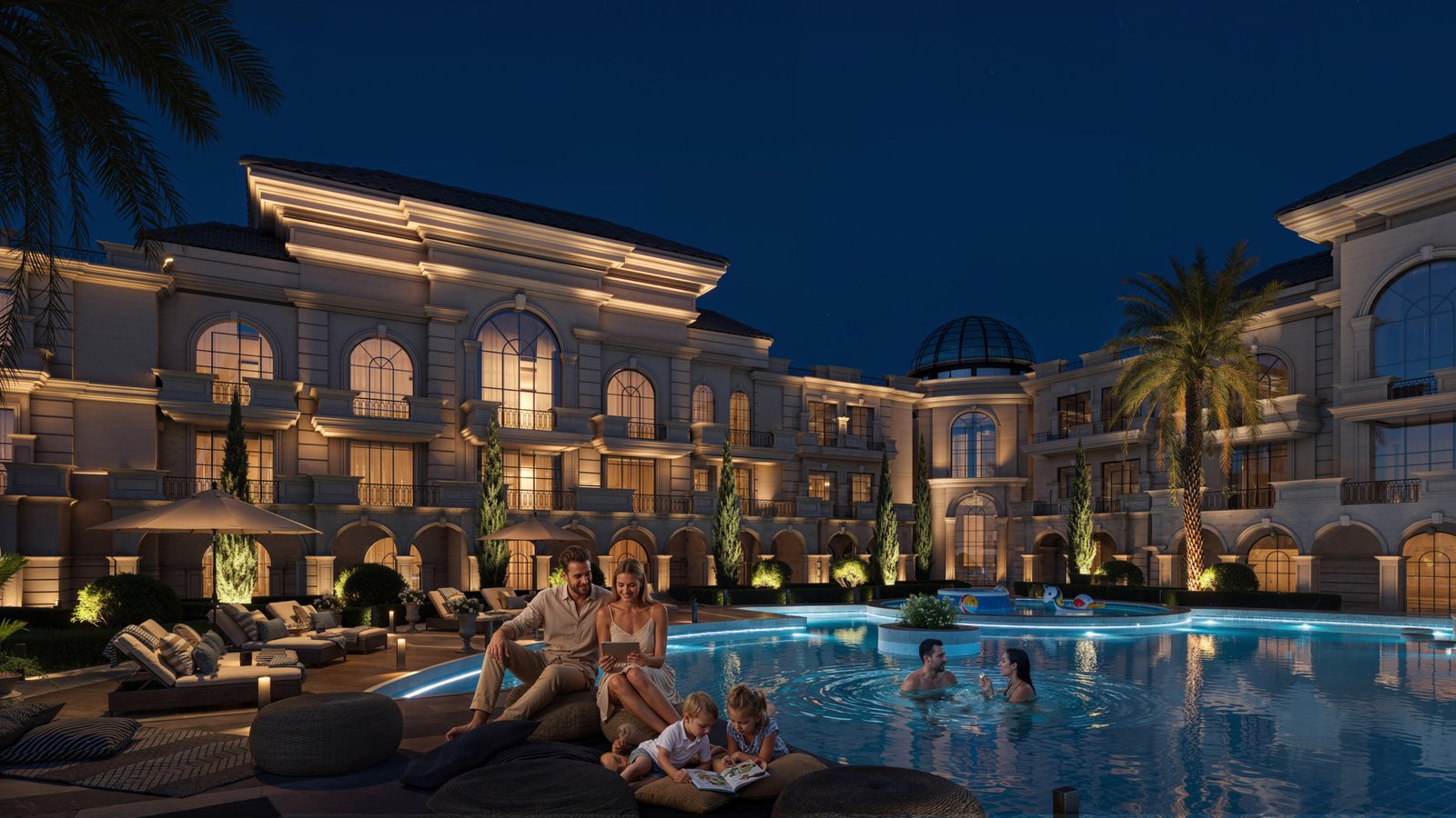 Aurora Palace Hurghada – Appartements de Luxe et Opportunité d’Investissement Immobilier Studio apartment for sale in Aurora Hurghada