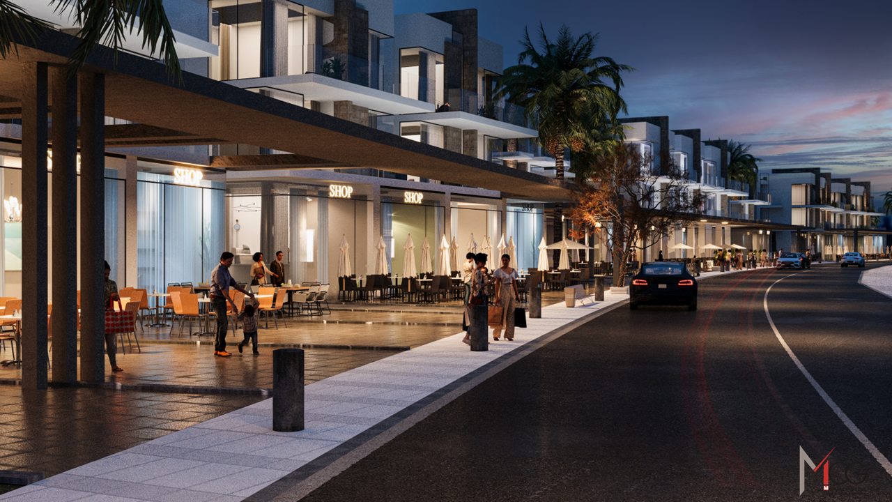 Resort-Style Swimming Pools at Long Beach Residence Long Beach Residence Hurghada swimming pool area for residents
