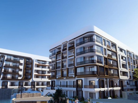 Bezahlbaren Wohnraum in einer modernen Wohnanlage mit erschwinglichen Apartments und familienfreundlicher Infrastruktur.
