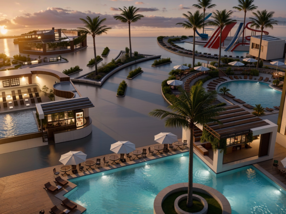 Luxury spa and gym wellness center at Hayat Beach Resort Hurghada luxury resort apartments for sale Hurghada