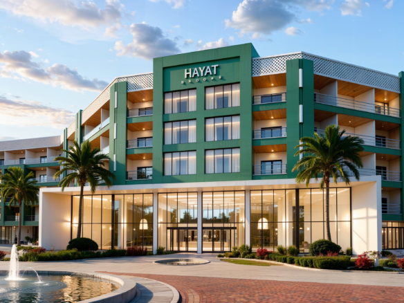 Masterplan overview of Hayat Beach Resort Hurghada beachfront properties for sale in Hurghada