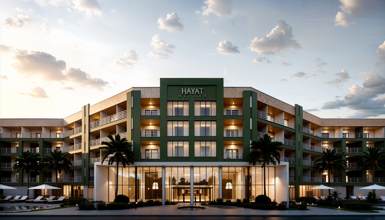 Masterplan overview of Hayat Beach Resort Hurghada beachfront properties for sale in Hurghada